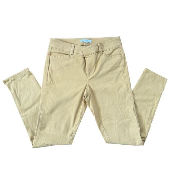 Ann Taylor LOFT Marisa Trouser Pants Butter Yellow Size 4 Tailored Career Work - Picture 11 of 11